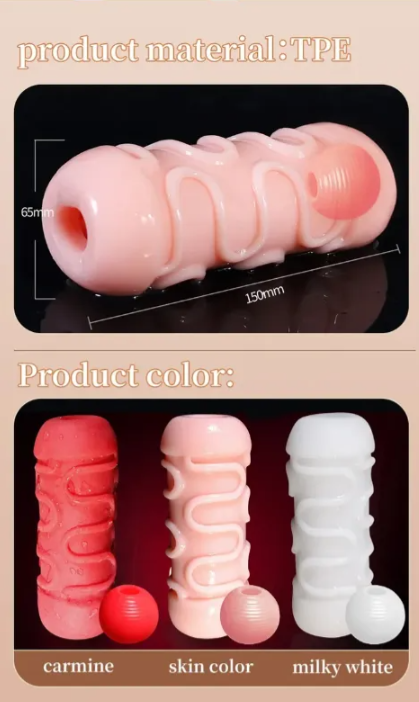 Masturbador Masculino Supertight – Textura Interna y Esfera Extraíble