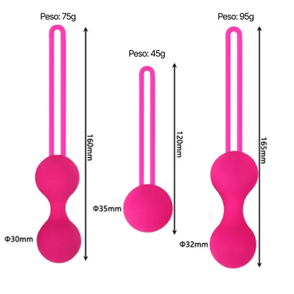 Set Bolas kegel Violet