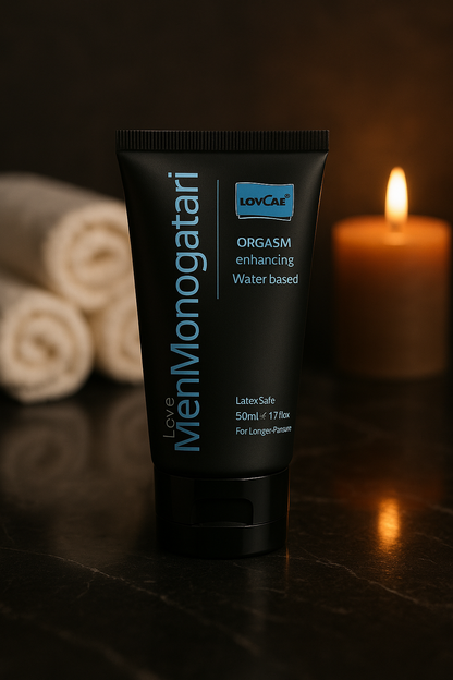 Lubricante Anal y Vaginal Love Monogatari – Base Agua, Larga Duración (50 ml)