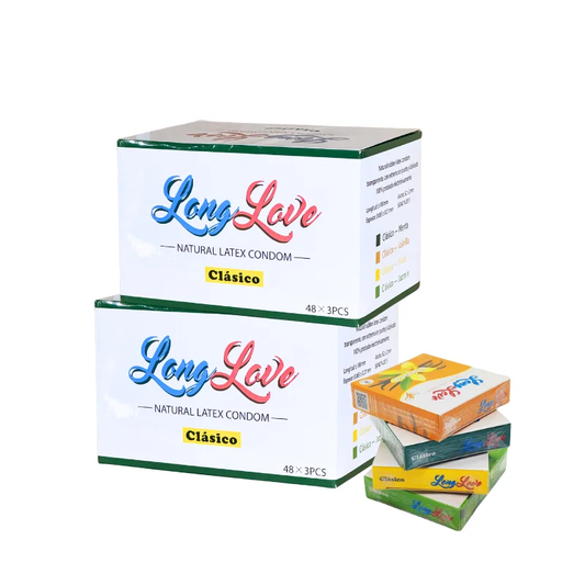 Caja Preservativos Sabores Longlove