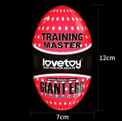 Masturbador Masculino LoveToy Gigante Egg – Textura Realista