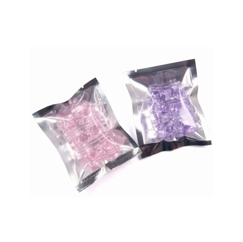 Anillo para Pene con Textura de Silicona – Estimulación y Mayor Erección