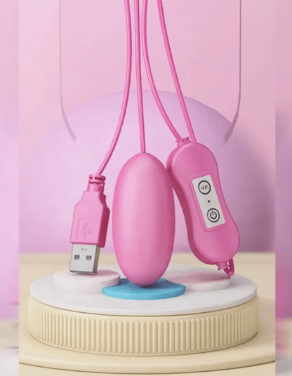 Huevo Vibrador USB LoveEgg – 10 Modos de Estimulación Ajustable