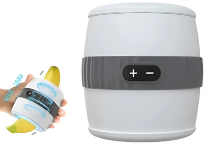 Masturbador Vibrador Crystal Sensivo – Doble Motor, Textura y Carga USB