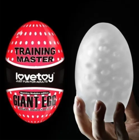 Masturbador Masculino LoveToy Gigante Egg – Textura Realista
