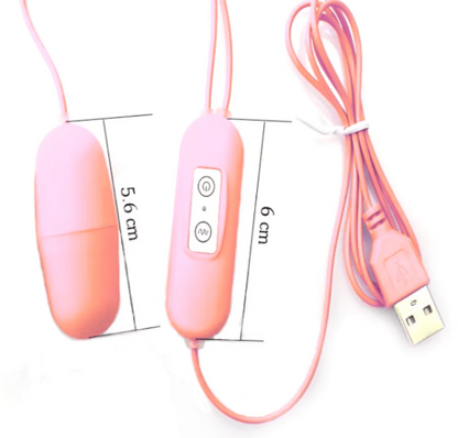 Huevo Vibrador USB LoveEgg – 10 Modos de Estimulación Ajustable