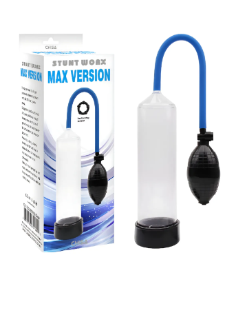 Bomba de Vacío Manual Max Version – Agrandamiento y Resistencia Masculina (23,5 cm)