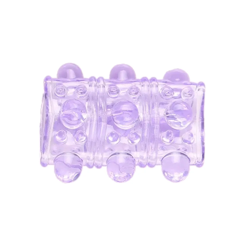 Anillo para Pene con Textura de Silicona – Estimulación y Mayor Erección