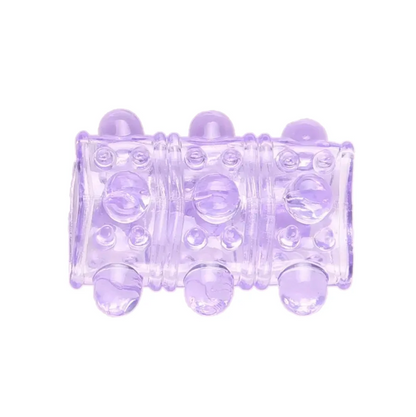 Anillo para Pene con Textura de Silicona – Estimulación y Mayor Erección