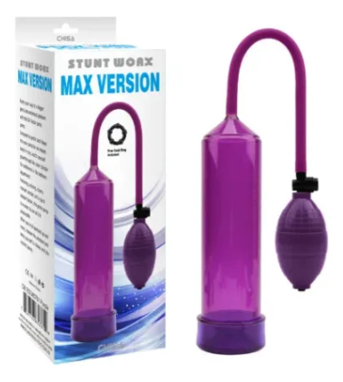 Bomba de Vacío Manual Max Version – Agrandamiento y Resistencia Masculina (23,5 cm)