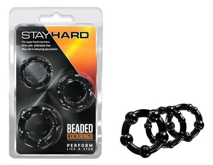 Pack 3 Anillos para Pene Chisa GK Power – Textura Retardante